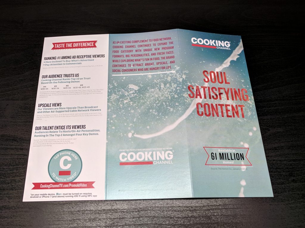 Cooking Channel NFC Brochure