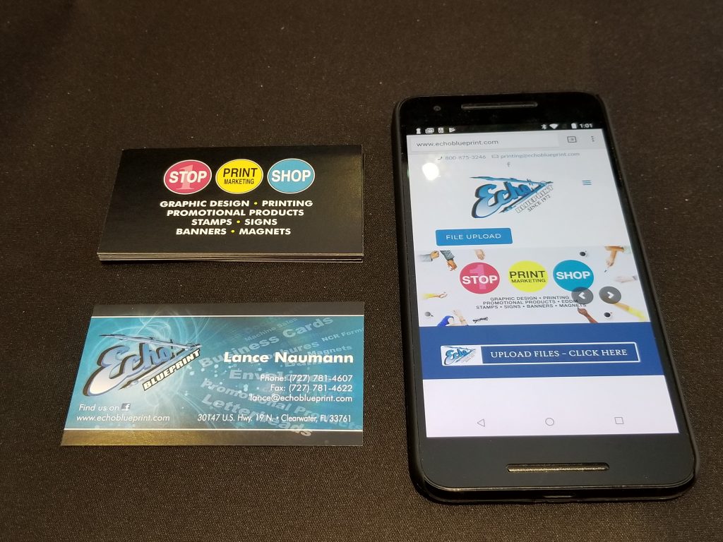 Echo Blueprint Custom Business Card with NFC