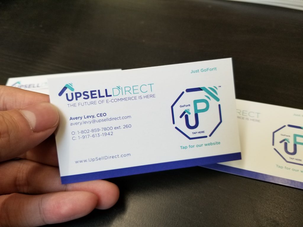 UpSell Direct Customized NFC Business Card