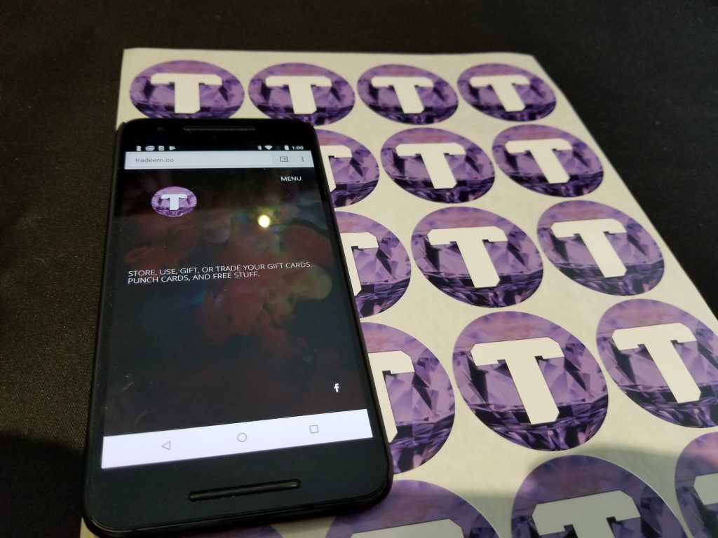 Trade ‘Em Inc. Personalized Sticker Tag with NFC