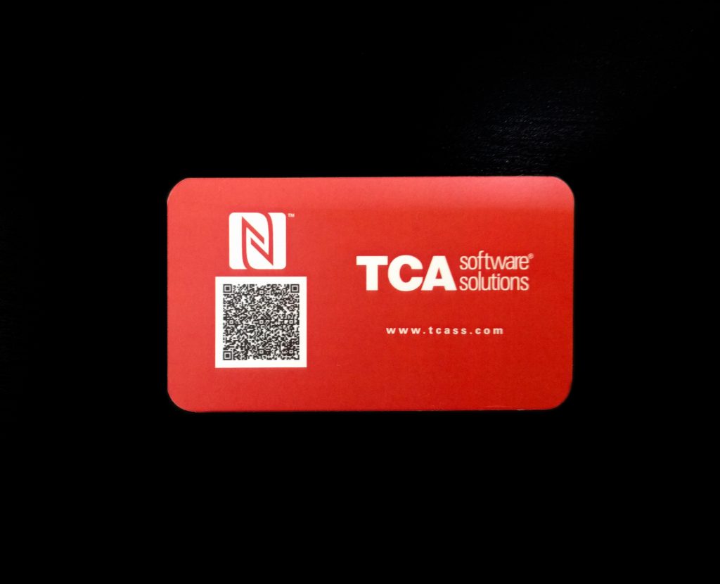 TCA Software Solutions Business Card with NFC
